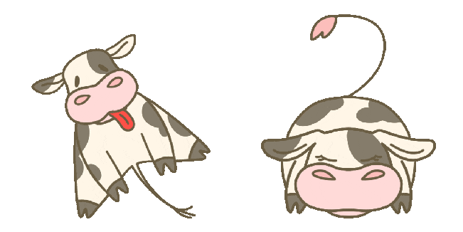 Cute Cow Animated Cursor