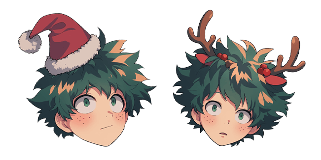 My Hero Academia Christmas Izuku Midoriya Cursor