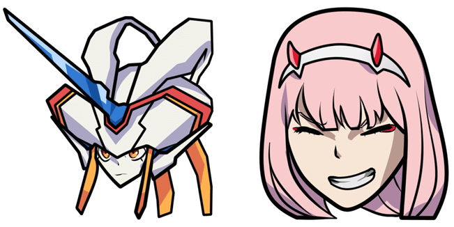 Darling in the FranXX Zero Two & Strelizia Cursor