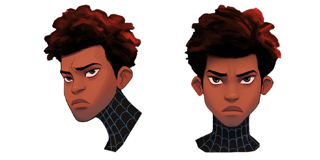 Miles Morales Serious Face Cursor