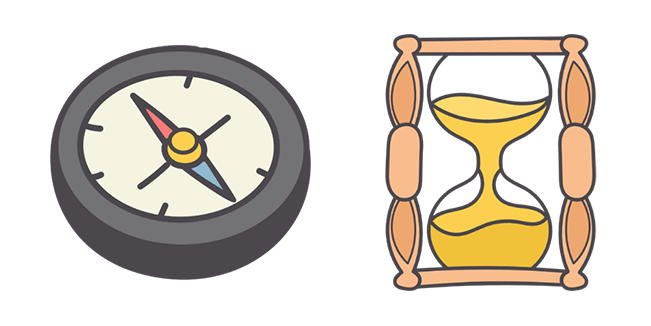 Compass & Hourglass Cursor