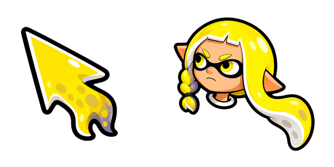 Splatoon 3 Inkling Girl Cursor