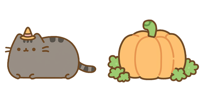 Pusheen Pumpkin Autumn Cursor