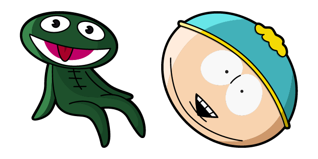 South Park Eric Cartman & Clyde Frog Cursor