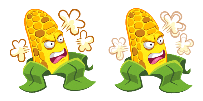 Plants vs. Zombies Kernel Corn Animated Cursor