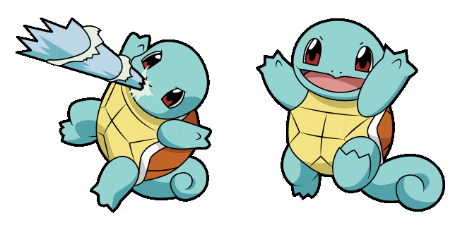 Pokemon Squirtle Animated Cursor