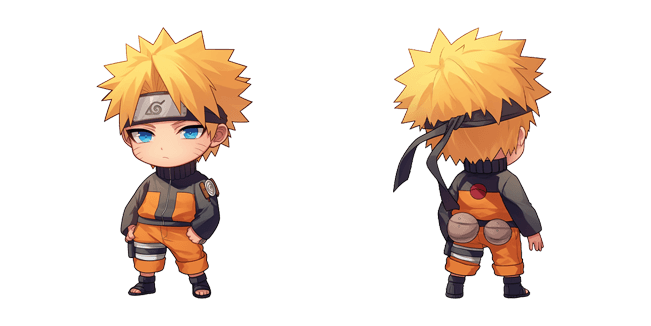 Chibi Naruto Uzumaki Anime Cursor