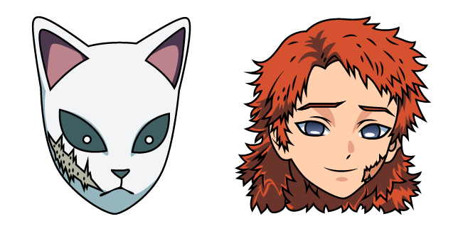 Demon Slayer Sabito & Mask Cursor