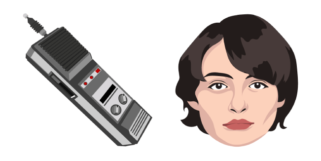 Stranger Things Mike Wheeler & Walkie Talkie Cursor