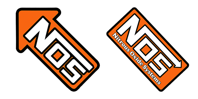 NOS Orange Arrow Cursor