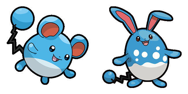 Pokemon Marill & Azumarill Animated Cursor