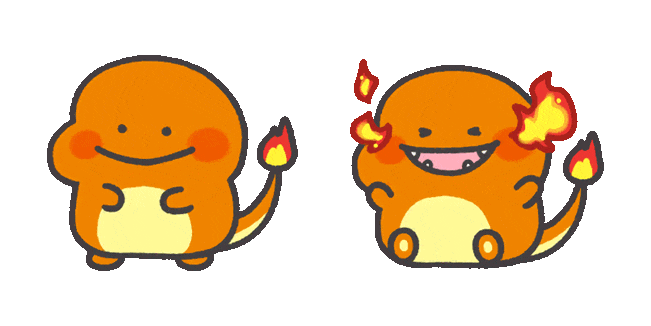 Pokemon Smile Charmander Animated Cursor