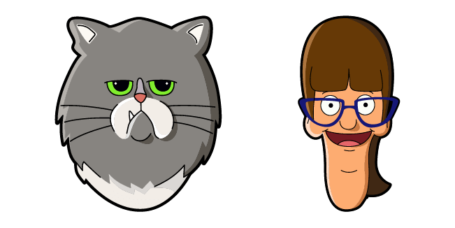 Bob's Burgers Gayle & Mr. Business Cat Cursor