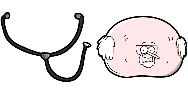 Regular Show Dr. Henry & Stethoscope Cursor