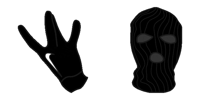 Drill Style Gloves & Mask Animated Cursor
