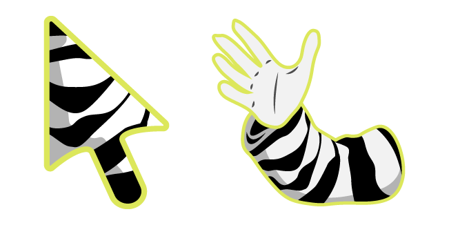 Beetlejuice Hand & Arrow Cursor