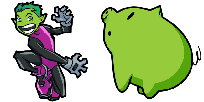 Beast Boy Pig Cursor