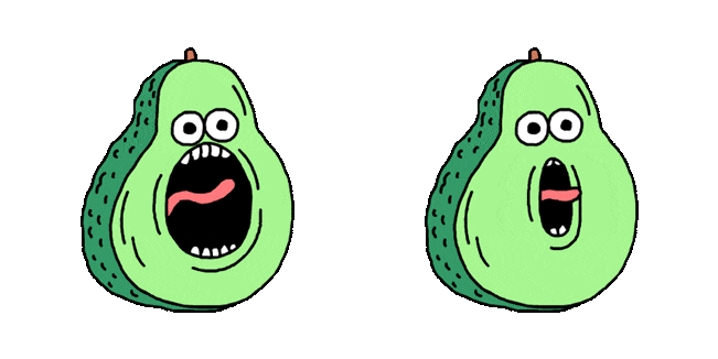 Funny Avocado Screaming Animated Cursor