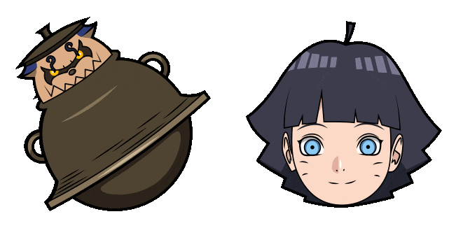 Naruto Shukaku & Himawari Uzumaki Animated Cursor
