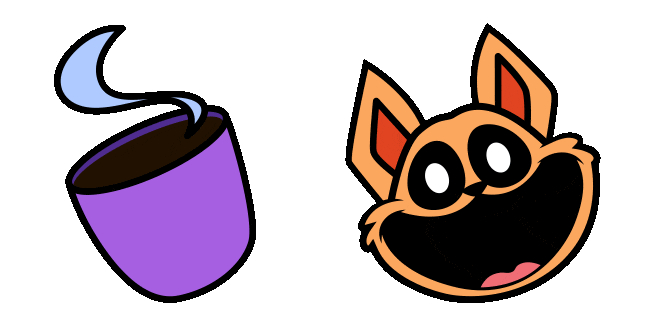 Poppy Playtime Frowning Critters CatFeine & Coffee Animated Cursor