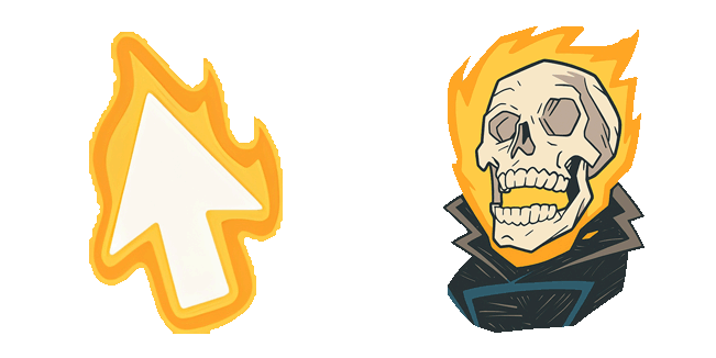 Marvel Ghost Rider & Arrow Animated Cursor