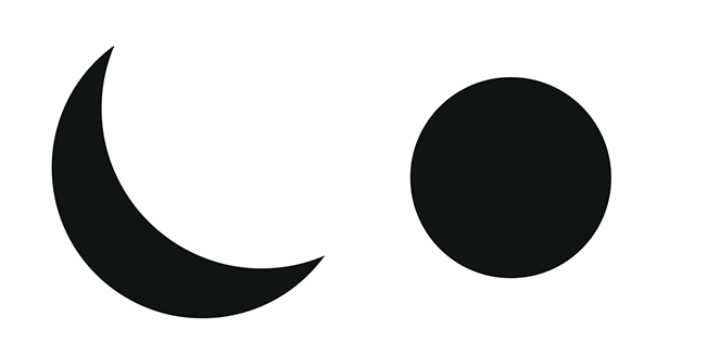 Sun & Moon Minimalist Space Cursor