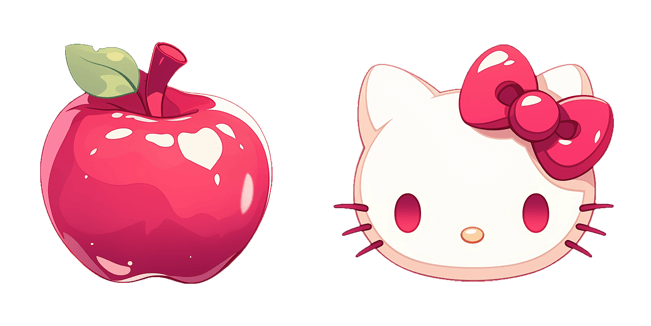 Sanrio Hello Kitty & Apple Cursor