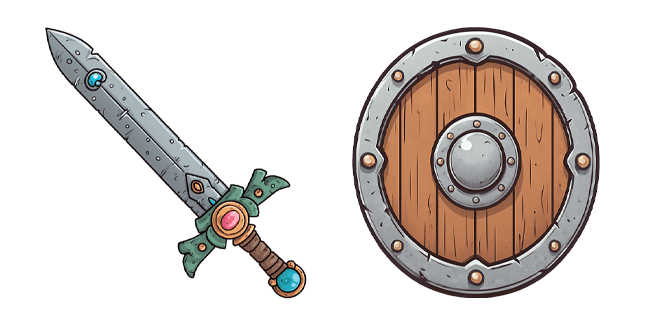 Fantasy Sword & Shield Cursor