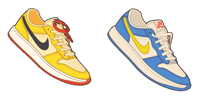 Stunning Nike Sneakers Animated Cursor