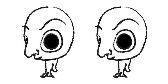 Korean Reaction Serious Zoom Meme Animated Cursor