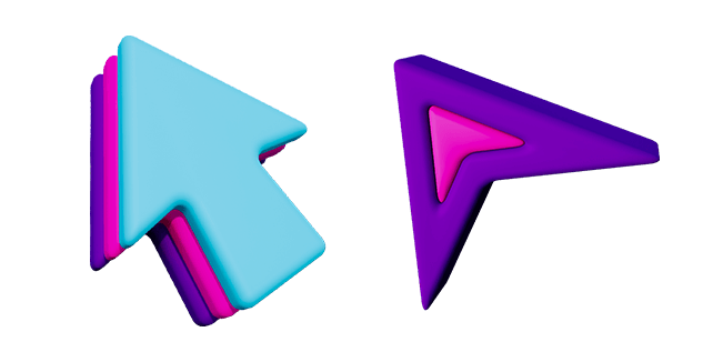 Y2K Style Arrows 3D Cursor