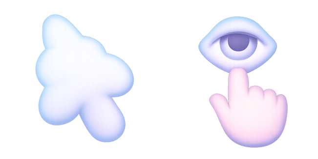 Dreamcore Aesthetic Cloud Arrow Cursor