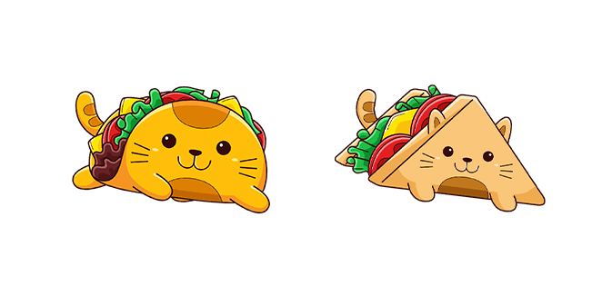 Cute Taco & Cute Sandwich Cursor