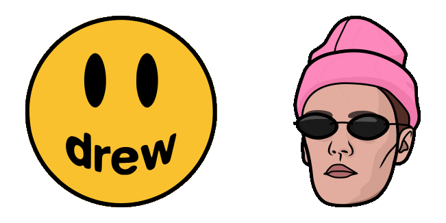 Justin Bieber & Drew Smiley Animated Cursor