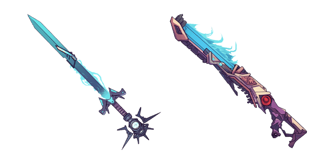 Sci-Fi Sword & Shotgun Cursor
