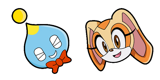 Sonic Cheese & Cream the Rabbit Animated Cursor