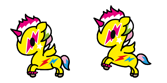 Tokidoki Unicorno Elettrico Animated Cursor