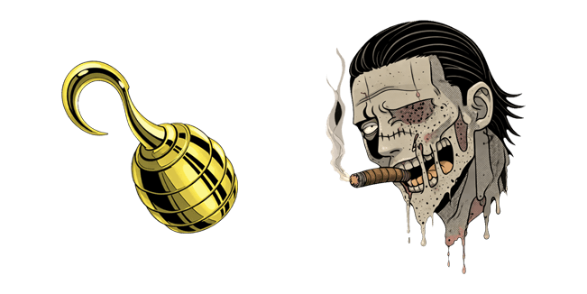 One Piece Sir Crocodile & Golden Hook Cursor