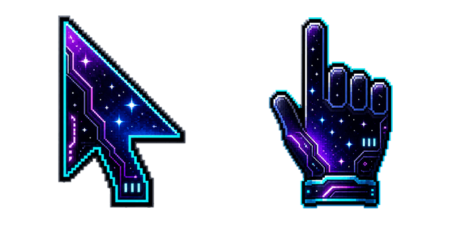 Galaxy Cyber Pixel Cursor
