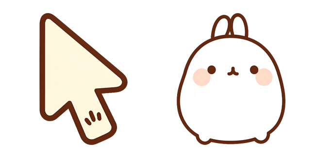 Kawaii Molang & Arrow Cursor