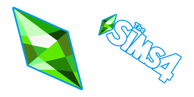 The Sims 4 Plumbob & Logo Cursor