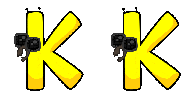 Alphabet Lore K Animated Cursor