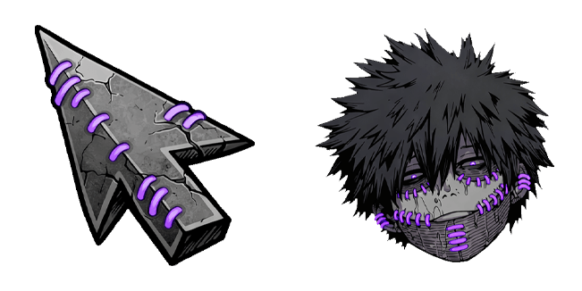 My Hero Academia Dabi Face & Stitched Arrow Cursor