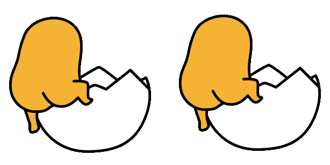 Sanrio Gudetama Bye Animated Cursor