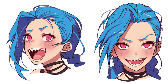 League Of Legends Smiling Jinx Cursor