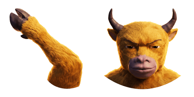 Niu Lai Bull Head & Hoof Cursor