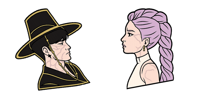 KPop Demon Hunters Jinu & Rumi Cursor