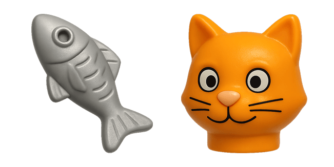 Cat & Fish LEGO Cursor