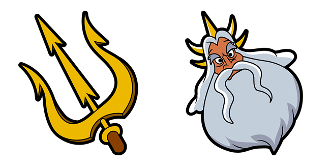 The Little Mermaid King Triton Cursor