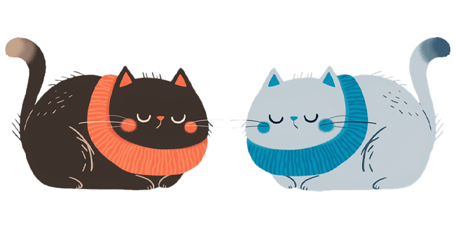 Cute Cat Negative Cursor